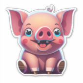 Varken Stickers waar Sticker liefhebbers zich vere (Voorkant)