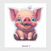 Varken Stickers waar Sticker liefhebbers zich vere (Vel)