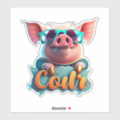 Varken Stickers waar Sticker liefhebbers zich vere (Vel)