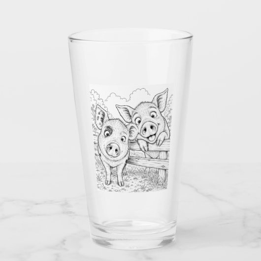 Varken-tastische Pals Glas (Voorkant)
