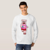 Varken tijdens uitvoering t-shirt (Voorkant volledig)