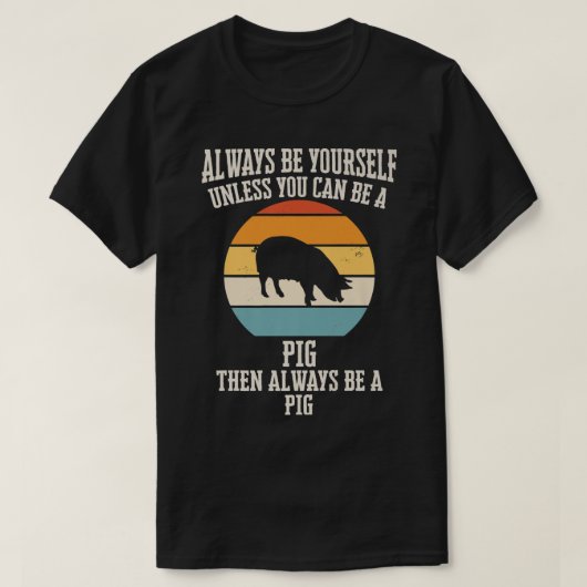 Varken Varkens Boerderij Dier Premium 4670 T-shirt (Design voorkant)