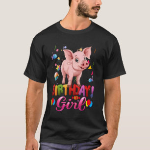 Varken Verjaardag Prinses Meisje Is Mijn Verjaarda T-shirt