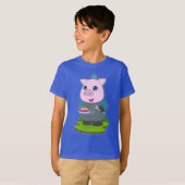 Varken Verjaardagsmachinist T-shirt (Voorkant volledig)