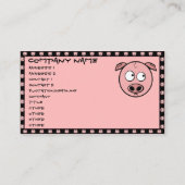 Varken Visitekaartjes (Voorkant)