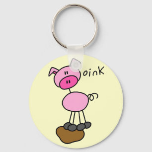 Varken Zegt Knor T-shirts en Cadeaus Sleutelhanger