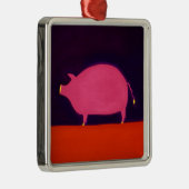 Varkens 1998 metalen ornament (Rechts)