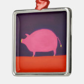 Varkens 1998 metalen ornament (Links)