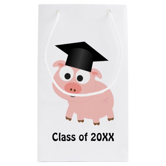 Varkens Afstuderen 20XX Klein Cadeauzakje (Achterkant)
