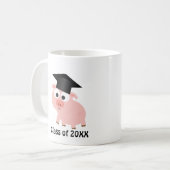 Varkens Afstuderen 20XX Koffiemok (Voorkant links)