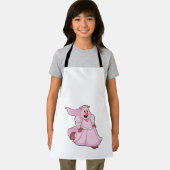 Varkens als Bride met een bruiloft Schort (Insitu)
