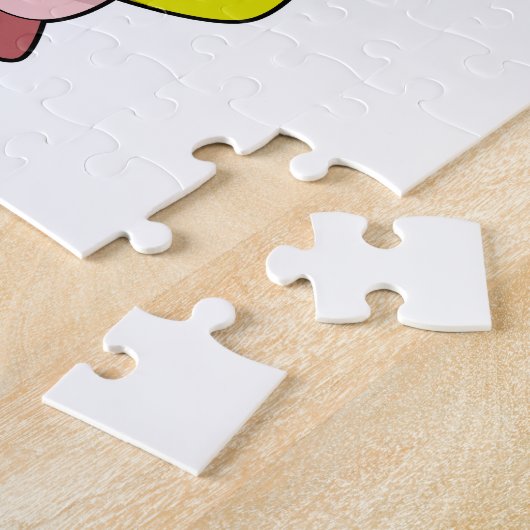 Varkens als leraar met boek legpuzzel (Zijkant)