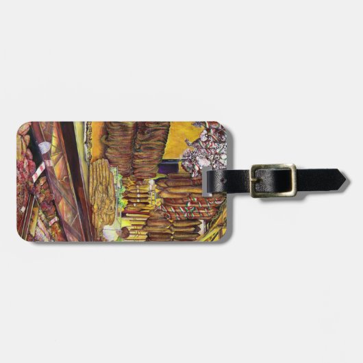 Varkens Bagagelabel Boedapest (Voorkant horizontaal)