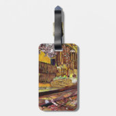 Varkens Bagagelabel Boedapest (Achterkant verticaal)