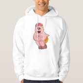 Varkens bij het pompen in water hoodie (Voorkant)