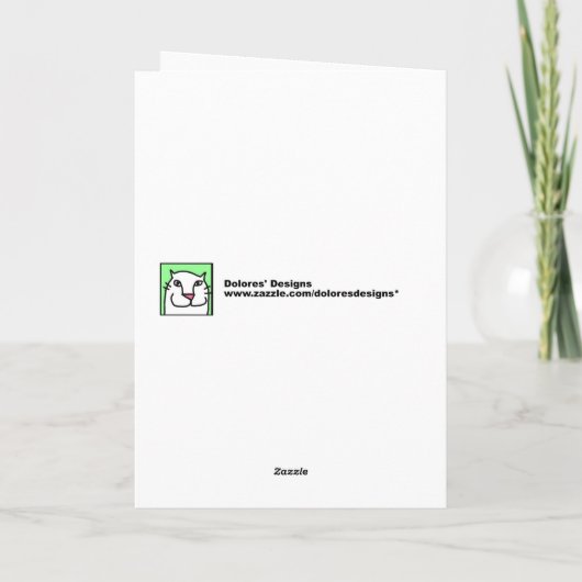 Varkens Birthday-kaart Kaart (Achterkant)