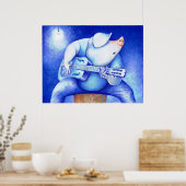 Varkens Blues Poster (Keuken)