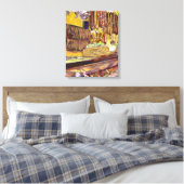 Varkens, Boedapest Canvas Afdruk (Insitu (Slaapkamer))