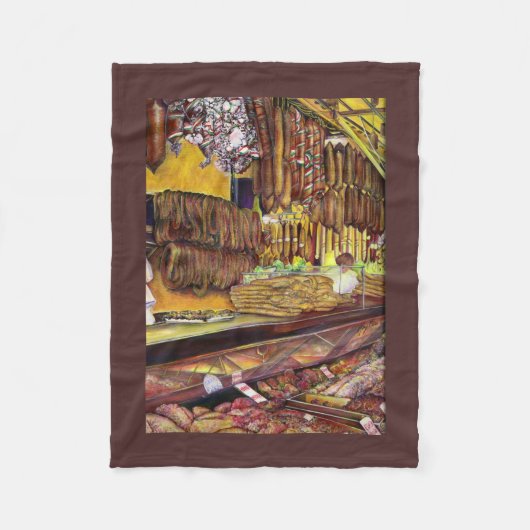 Varkens, Boedapest Fleece Deken (Voorkant)