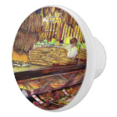 Varkens, Boedapest Keramische Knop (Rechts)