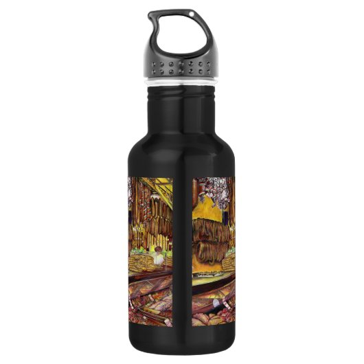 Varkens, Boedapest Waterfles (Achterkant)