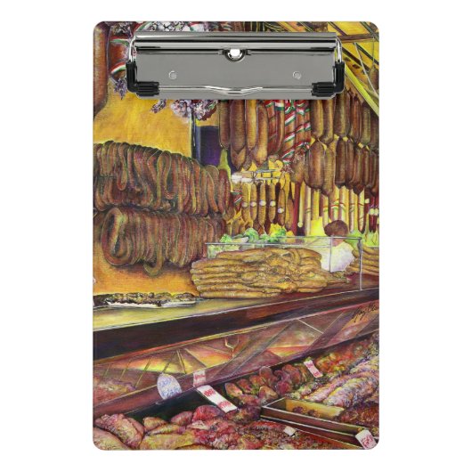 Varkens, BoedapestOrigineel schilderij met goed ge Mini Klembord (Voorkant)