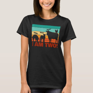 Varkens Boerderij Farmer Varg Hog I Am Two Party T T-shirt