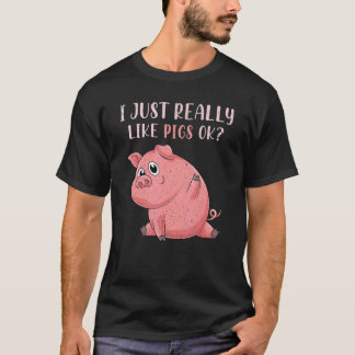 Varkens Boerderij van varkens T-shirt