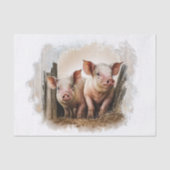 Varkens Boerderij Varkens Tissuepapier (Voorkant)