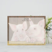 Varkens Briefhoofd (Staand voorkant)