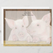 Varkens Briefhoofd (Voorkant / Achterkant)