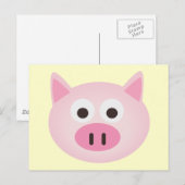 Varkens Briefkaart (Voorkant / Achterkant)