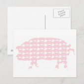 Varkens Briefkaart (Voorkant / Achterkant)