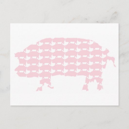 Varkens Briefkaart (Voorkant)