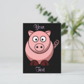 Varkens Briefkaart (Staand voorkant)