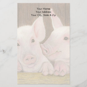 Varkens Briefpapier
