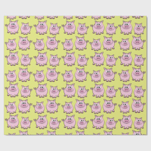 Varkens Cadeaupapier (Vlak)