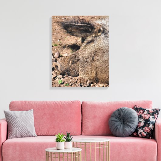 VARKENS CANVAS AFDRUK (Insitu (Woonkamer))