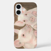 Varkens Case-Mate iPhone Case (Achterkant)