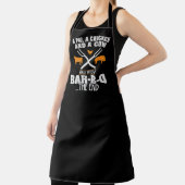 Varkens ChickenJoke Large Black Apron Schort (Insitu)