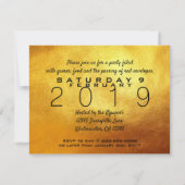 Varkens Chinees Nieuwjaar Pop aangepaste uitnodigi Kaart (Achterkant)