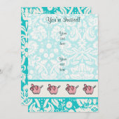 Varkens; Cute Kaart (Voorkant / Achterkant)