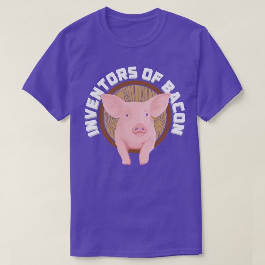 Varkens De uitvinders van spek T-shirt (Design voorkant)