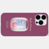 Varkens die voorbij vliegtuigraam vliegen Case-Mate iPhone case (Achterkant (horizontaal))