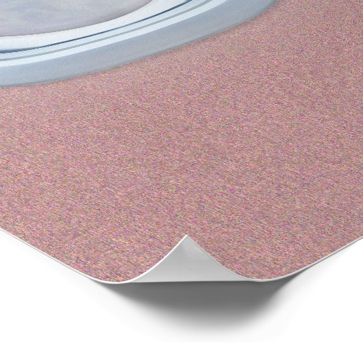 Varkens die voorbij vliegvensters vliegen poster (Hoek)