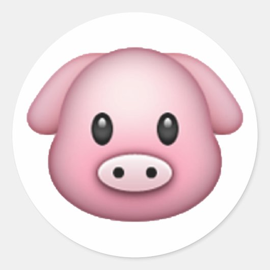 Varkens - Emoji Ronde Sticker
