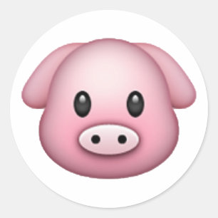 Varkens - Emoji Ronde Sticker
