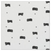 Varkens en Appels Patroon Stof (Close Up)