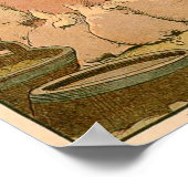 Varkens en Baby biggen op het Boerderij Poster (Hoek)