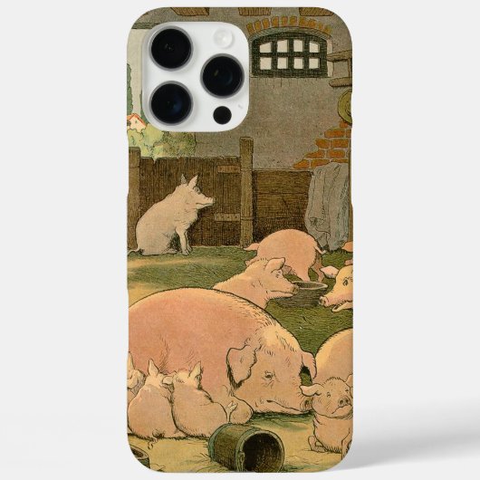 Varkens en biggen op het Boerderij Case-Mate iPhone Case (Achterkant)